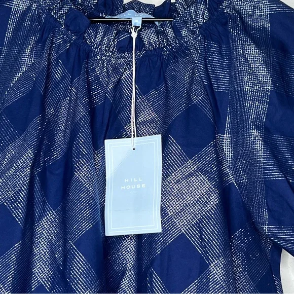 NEW Hill House The Katherine Glitter Check Navy
Nap Dress, size M - Picture 5 of 6